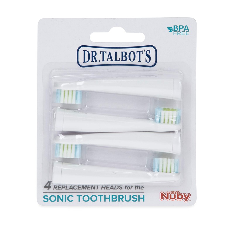 Dr. Talbot's Sonic Toothbrush Replacement Heads 4 Pack