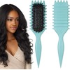 Cepillo Para Cabello Rizado, Definidor De Rizos Con Jabalí Y