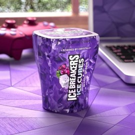ICE BREAKERS Ice Cubes Arctic Grape Chewing Gum 40 Pieces ( Pack of 1 )