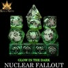 King of Crits Nuclear Fallout 11 Dice Set | Glow
