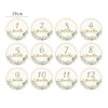 12pcs Baby Monthly Milestone Cards, Paper Photo Prop Monthly Milestone