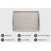 Utheer 17" x13" Nonstick Cast Iron Griddle for Gas Grill,