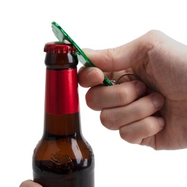 Swatom Foot Shape Bottle Opener with Keychain Key Tag Chain Ring Accessories