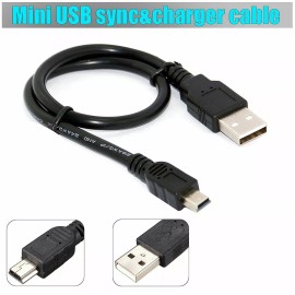 Unbranded 5FT USB 2.0 A Male to Mini 5 Pin B Data Charging Cable Cord for GPS Camera MP4
