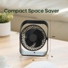 Rican Desk fans Rechargeable Portable Fan,Strong Wind Ultra Quiet Small