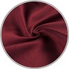 SHLAX&WING Solid Red Wedding Silk Tie Set, Men's, Pocket Square,