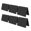 16pcs V Shaped Mini Chalkboard Sign Erasable Reusable for Food