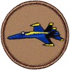 Blue Angels Patrol Patch - 2" Diameter Round Embroidered Patch (Sew-on)