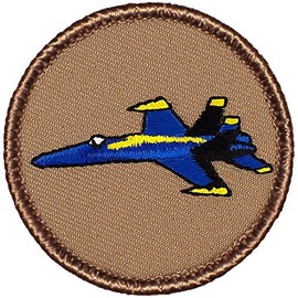 Blue Angels Patrol Patch - 2" Diameter Round Embroidered Patch (Sew-on)