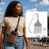 INICAT Small Sling Bag Crossbody Vegan Leather Fanny Packs for