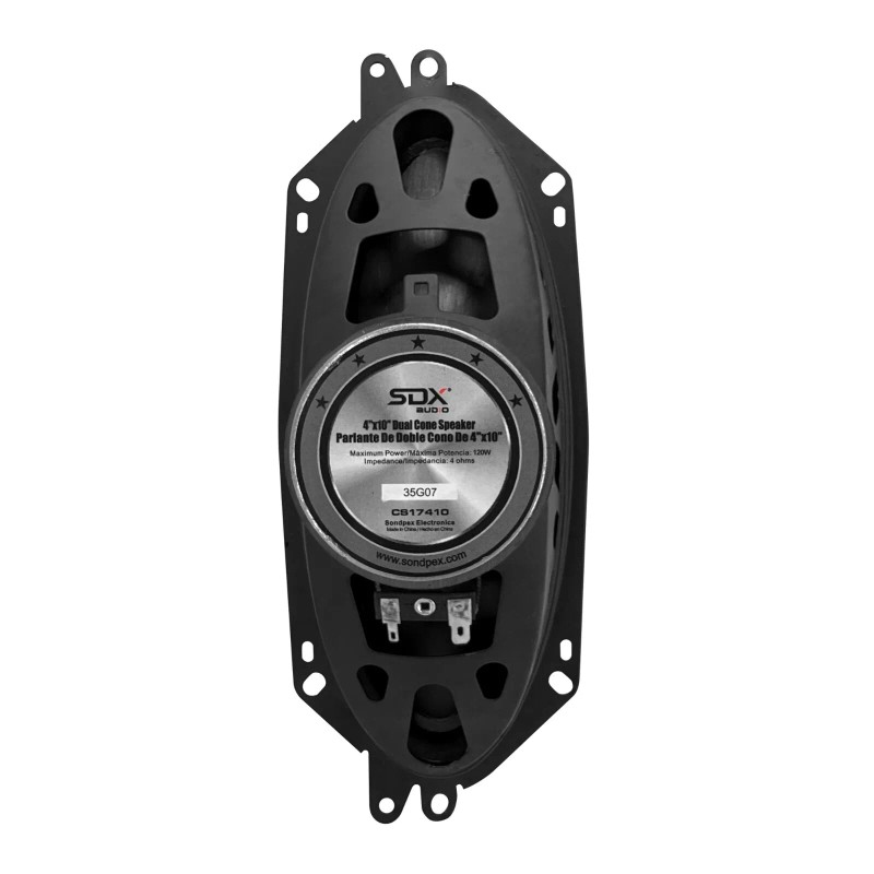 SDX Audio 4” x 10" Dual Cone Original Replacement 100W