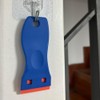 Plastic Razor Scraper with 10pcs Double Edged Plastic Blades Hair