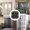 Haidms 12 Pack Oil Rubbed Bronze Door Hinges 3.5 Inch