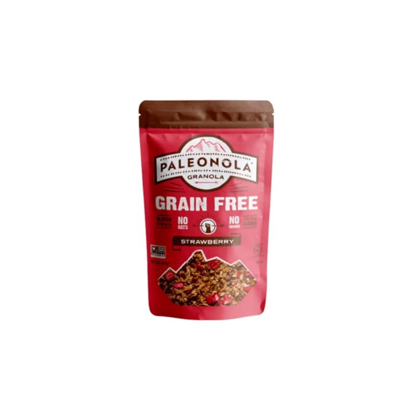 Paleonola – Grain Free Granola Strawberry Flavor – Non-GMO, Grain,