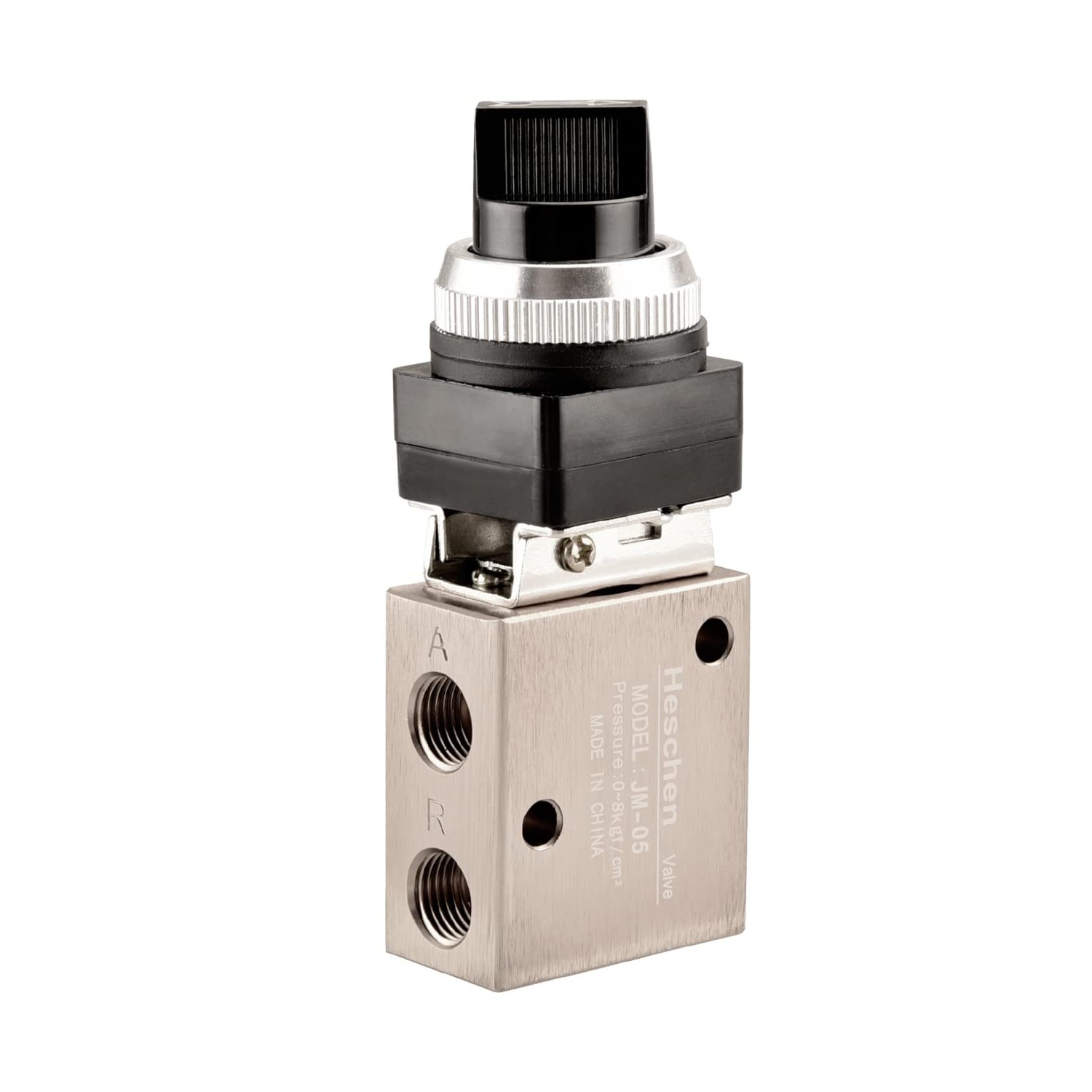 Heschen Pneumatik-Ventil JM-05 – 3/2-Wege, PT1/4", Normalerweise Geschlossen, Für Druckluft, 0–8 Kgf/cm²