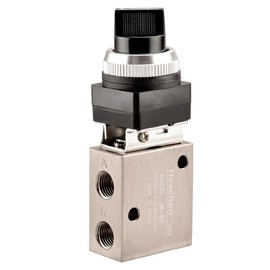 Heschen Pneumatic Selective Knob Mechanical Valve JM-05 3 way 2 position PT1/4 Normally Closed