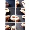 1000PCS Fishhooks Fish Hooks with Barbs 10 Sizes Carbon Steel