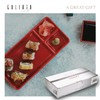 GOLIBER 8 Piece Japanese Style Sushi Plate Dinnerware Set -