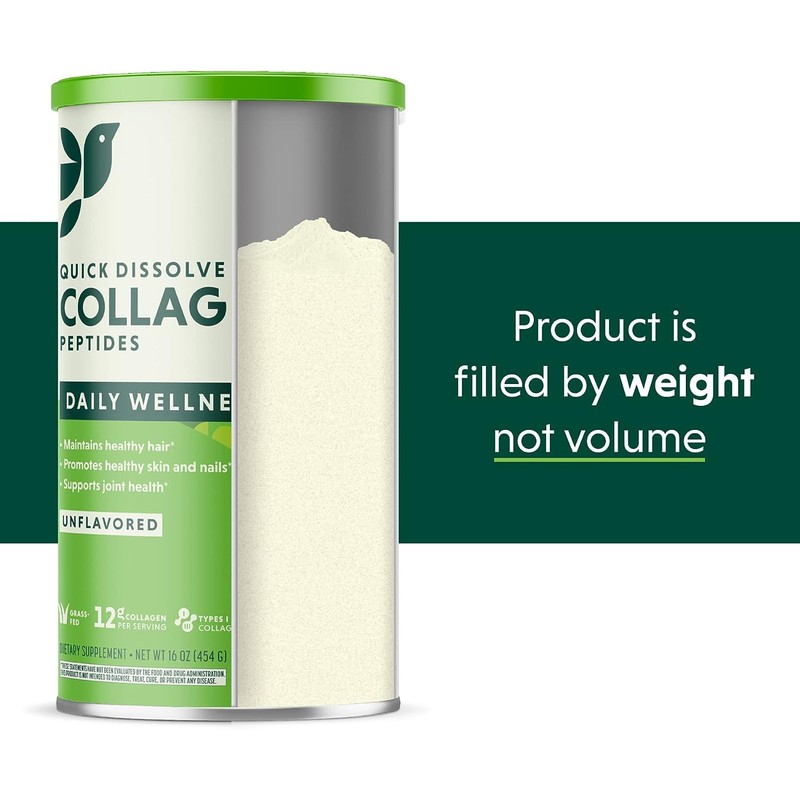 Great Lakes Wellness Collagen Hydrolysate Powder, Unflavoured 454g | Kosher,
