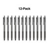 TRU RED TR59161 Ballpoint Gripped Retractable Pen, Medium Point, 1.0mm,