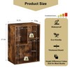 VECELO 3-Cube Small Bookshelf, Modern Bookcases with Shelves Height Up