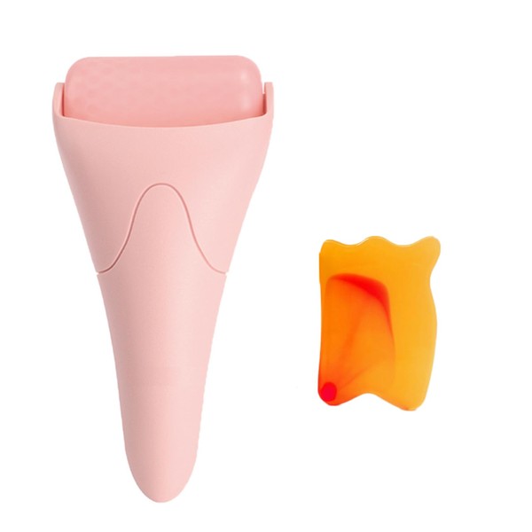 Ice Roller Face & Eyes, 2-in-1 Firming Massage, Reduces Puffiness