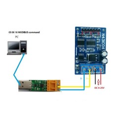 ModulX 아날로그 전류 및 전압 획득 RS485 Modbus RTU ADC ModulX, N43IC04, N43VD04, 4-20MA, 0-5V, 0-10V, 4ch [03 0-20V] Analog Current and Voltage Acquisition RS485 Modbus RTU ADC ModulX, N43IC04, N43VD04, 4-20MA, 0-5V, 0-10V, 4ch [03 0-20V]