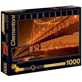 Clementoni 39175.2 - Puzzle Fluorescent 1000 teilig San Francisco
