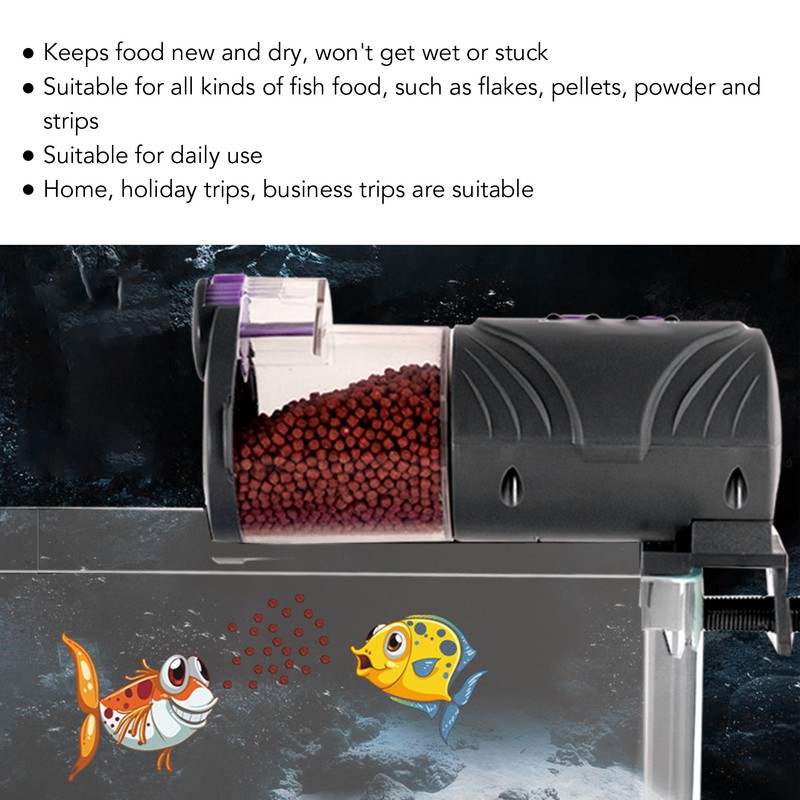 Automatic Fish Feeder Intelligent Electric Timer Fish Food Dispenser for