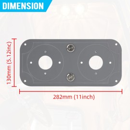 AUTOVIC Interior Light Plate Switch for Peterbilt Truck 359 379 389 Interior Dome Light Watermelon Lights