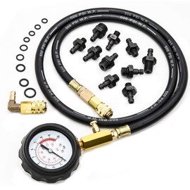 Oil Pressure Tester Kit, 0-140 PSI Engine Oil Pressure Tester Gauge Tool Kit for Cars ATVs Trucks Use.