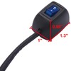 TWTADE Paste Type Switch Car Push Button Switch with LED
