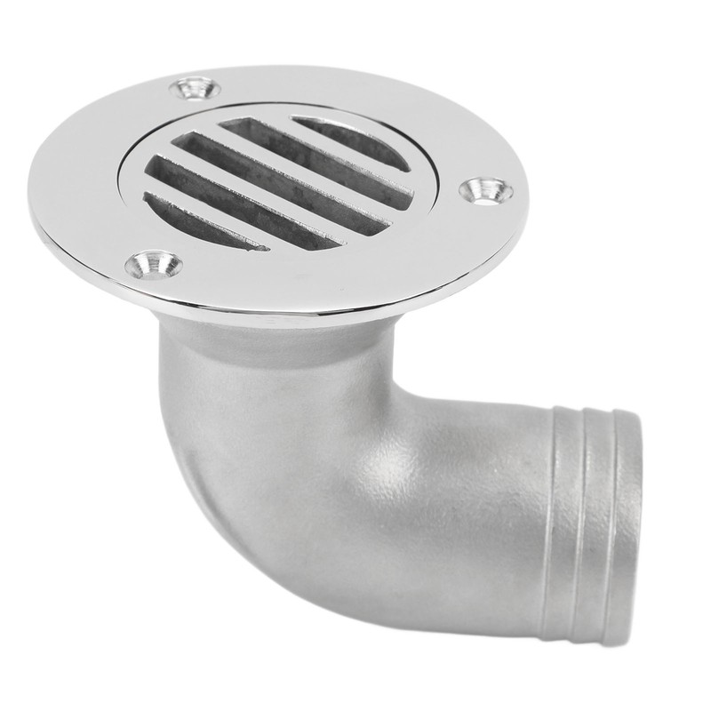 Boat Deck Drain 90 Degree Elbow 316 Stainless Steel Split