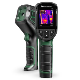 AMPBANK H128 Handheld Thermal Camera, 240 x 240 TISR Resolution, 24h Battery Life Thermal Imaging Camera, 25 Hz Infrared Camera with Temperature Alarm, -4℉~ 842℉ Temp Range, IP65 Protection Level
