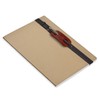 MAKYN Small Leather Adjustable Pen Holder for Journals, Notebooks, Planners,