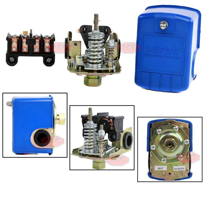 New Well Water Pump Pressure Control Switch 40-60 Preset PSI