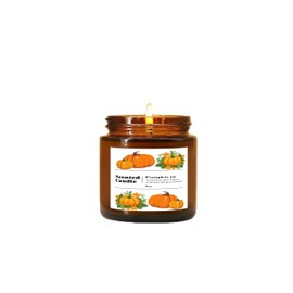 Coniol Natural Pumpkin Pie Scented Candle - Rich & Warm Aromatherapy for Home Relaxation, Holiday Decor & Stress Relief, Premium Soy Wax for Family Coziness