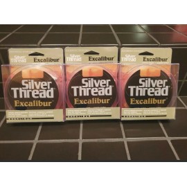 Silver Thread COPOLYMER -SILVER THREAD 4LB  FISHING LINE 350YDS EA LOT OF 3