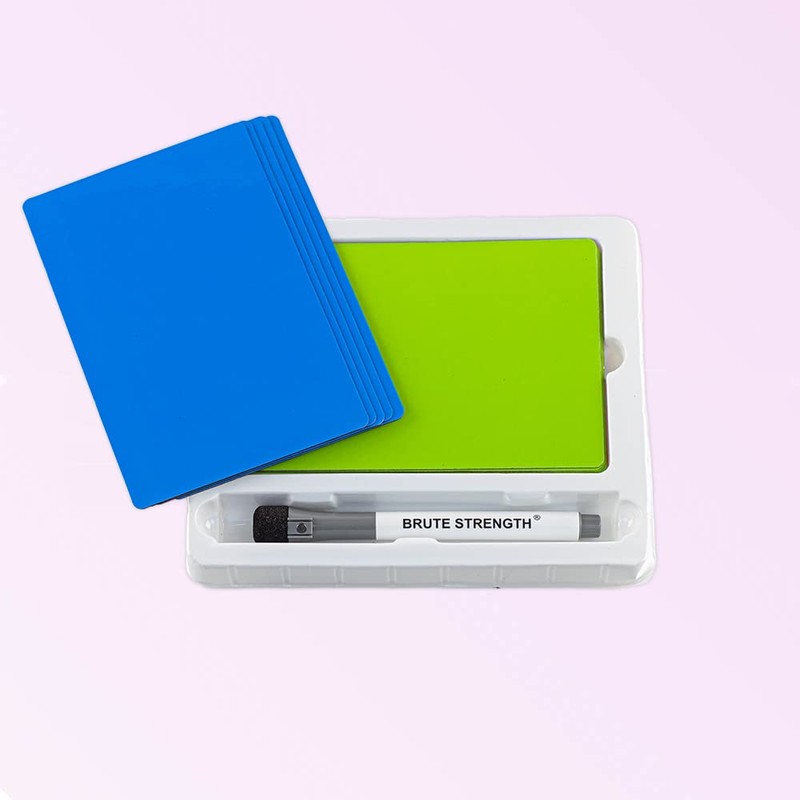 25 Writable Magnets 15 x 10 cm with Whiteboard Marker