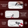 LEONTOOL Parrot Beak Nippers 7.5 Inch Glass Mosaic Trimmer Tile