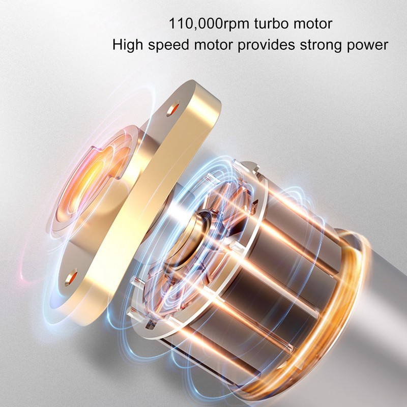 110000RPM Mini Turbo Fan Electric Air Duster Portable Cordless Jet