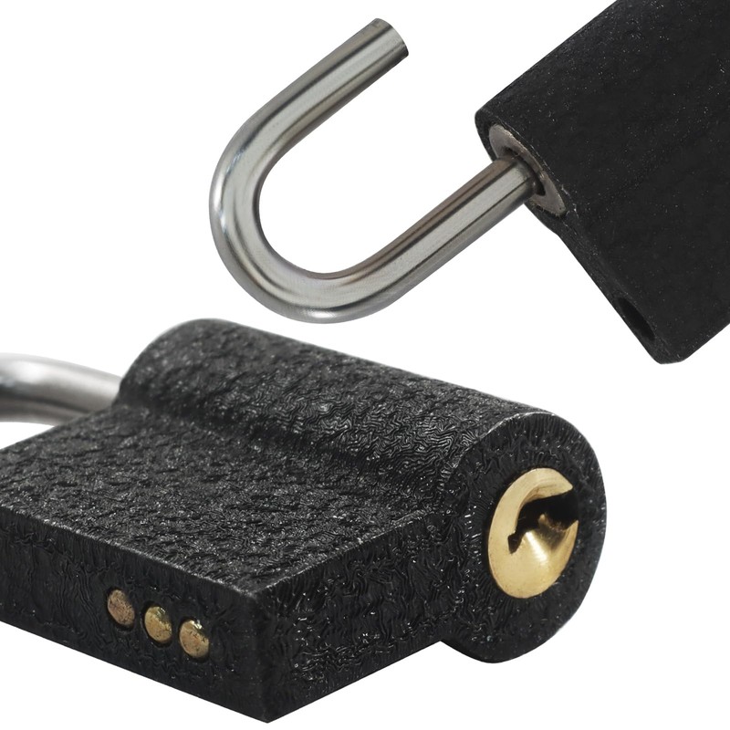 Cionyce 4 Pcs Mini Padlocks with Keys, Luggage Locks for