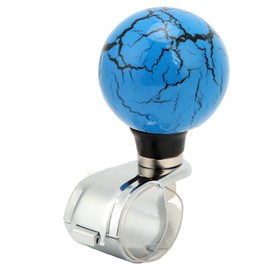 Steering Wheel Spinner Knob Power Turning Aid Ball Thunder Style for Cars Truck Tractor BoatBlue