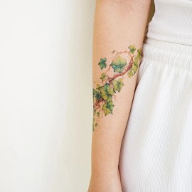 TattooIcon Realistic Ivy Tattoo - Temporary Tattoo / Ivy Women Tattoo / Beautiful Ivy