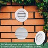 VIHOSE 24 Pcs Soffit Vents 4 Inch Soffit ABS Exterior