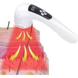 Inicio Terapia Láser para el Alivio del Dolor, 3x808nm+10x650nm Fisioterapia de luz roja portátil Dispositivo láser para aliviar el dolor de rodilla, hombro, dolor en las articulaciones