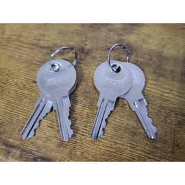 Southco 2 Sets - 4 Keys CH751 Keys - RV Camper Trailer Door Cabinet Storage Compartment