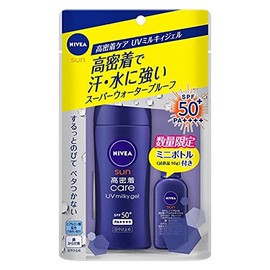 Nivea Sun SPF50+ PA++++ High Adhesion Care UV Milky Gel 80g + Mini 0.6 oz (16 g)