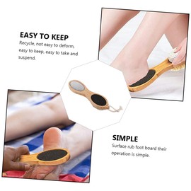 WOONEKY Foot Callus Remover Scrubber Set Pedicure Tool for Foot File Ergonomic Foot Scrubbers for Gentle Foot Care