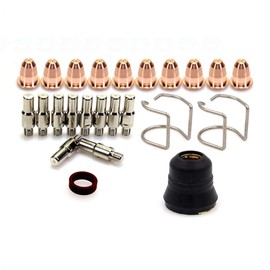 24pcs Plasma Cutter Set for Chicago Electric 95539 95413 60767 95136 97994 (Tip 0.8mm 0.031'')